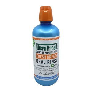 TheraBreath Fresh Breath Oral Rinse - Icy Mint - 33.8 fl oz / 1 L